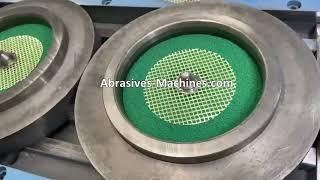 Cutting disc and grinding wheel making machine