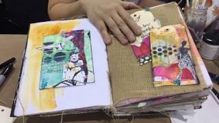 Dina Wakley Media Creativation 2017 Media Journal Demo