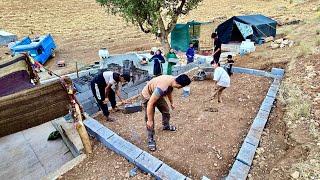 "Amir's Family Continues Building Their New Home! Aynaz Visits the Farm & Enjoys Delicious Pizza!"