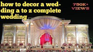 Indian royal wedding decoration idea #weddingdecordes #weddingstage #diybudget-decor