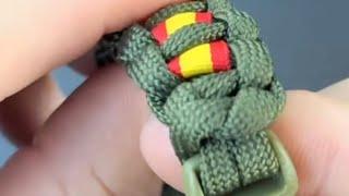 Tutorial: Pulsera de paracord con la bandera de España