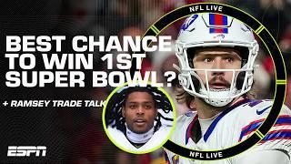 Should Dolphins KEEP Jalen Ramsey⁉️ + What team has BEST chance to WIN 1st Super Bowl? | NFL Live