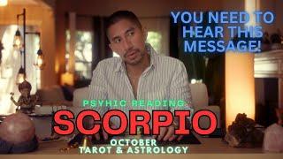 SCORPIO 🫣 THIS IS THE ONE BUT I NEED TO WARN YOU! OCTOBER TAROT READING