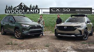 TOYOTA RAV4 Woodland VS. MAZDA CX-50 Meridian Edition: Battle of Soft-Roaders!!!