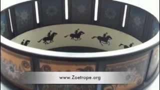 Zoetrope Animation Toy Of A Galloping Horse | Zoetrope