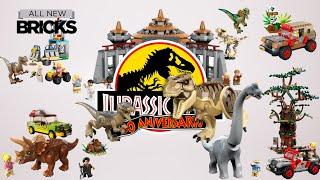 Lego Jurassic Park 30th Anniversary Compilation Speed Build of All Sets