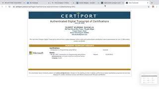 How can you Download your Certificates from Certiport ?