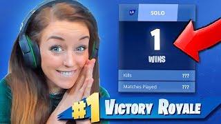 GIRLFRIEND 1st SOLO Victory Royale!