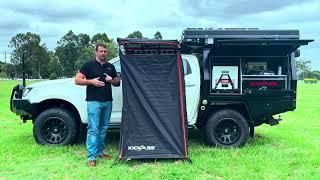 KickAss LIMITED EDITION Shower Awning - Instant Ensuite Tent, Toilet Tent & Camping Change Room