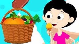 蔬菜宋 | 视频为孩子们| Rhymes for Kindergarten | Kids Educational Video | Learn Vegetables | Vegetables Song