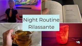 Night Routine CALMA e RILASSANTE dopo il lavoro | Slow Living Night Routines