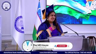 Dr Madhulika's Insightful Graduation Speech at Samarkand State Medical University 2025