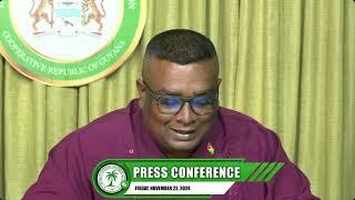 PNCR/APNU Press Conference, November 22, 2024