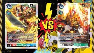 Duelo Local EmperorGreymon Vs HeavyLeomon