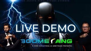 BOOMERANG  LIVE DEMO: Shavez Reveals the Ultimate Arbitrage Trading Scam!