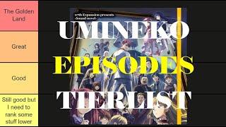 Umineko Episodes Tierlist!