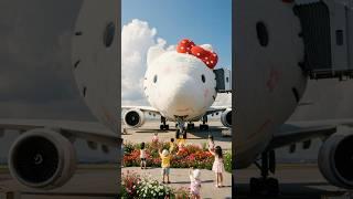 The Hello Kitty airplane that everyone loves.