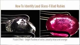 How to Classify a Lead Glass–Filled Ruby by GIA