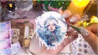 Journal ASMRㅣWinter Aesthetic Journalingㅣ겨울 감성 빈티지 다꾸ㅣWinter Christmas Vintage ScrapbookingㅣSnow