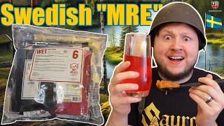 Swedish Armed Forces MRE (24-Hour Field Ration)  Sweden Military Defence Meal Ready To Eat Review