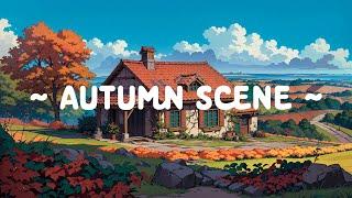 Autumn Scene  Lofi Keep You Safe  Perfect Autumn Vibes with Lofi hip hop - Lofi Music for relax...