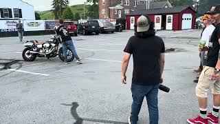 Harley Davidson burnout/Old town Revival