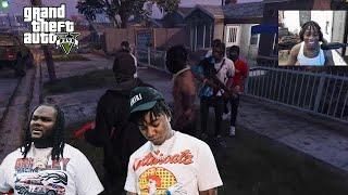 Fredo Bang & Tee Grizzley Team Up & Looks For The Opps!! | GTA 5 RP (Grizzley World)