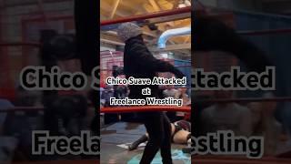 Chico Suave Attacked @ Freelance Wrestling in Chicago by masked assailant | #wrestling #chicago