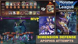 NEW BOSS APOPHIS !! Variant Light Attempts! - Monster Super League