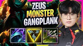 ZEUS IS A MONSTER WITH GANGPLANK! - T1 Zeus Plays Gangplank TOP vs K'sante! | Season 2024