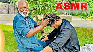 ASMR GIVING YOU TINGLES - Fast & Aggressive Head massage By Baba Kalu (back, shoulder massage)