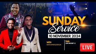 THE COCIM ZAMBIA LIVE SUNDAY SERVICE | WATCHMAN JOSHUA (10.11.2024) | PROPHET TB JOSHUA'S LEGACY