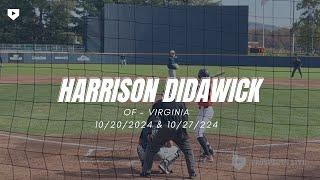 OF Harrison Didawick, Virginia - 10/20/24 & 10/27/24 (Fall Scrimmage)