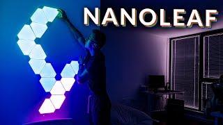 Setting up my Nanoleaf Aurora RGB LED Light Panels!