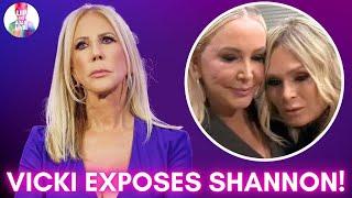 Vicki Gunvalson Calls Out Shannon's Fake Friendship and Storylines For RHOC! #bravotv