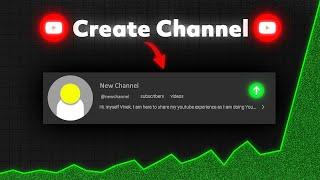 How to Create New YouTube Channel in 2024! | YouTube Channel Kaise Banaye (Full Process)