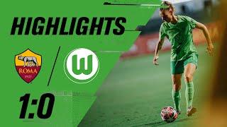 Knappe Niederlage in Rom | UWCL | Highlights | AS Rom - VfL Wolfsburg