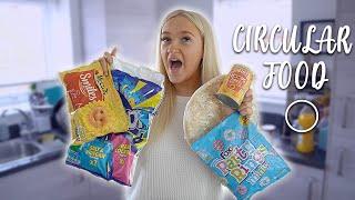 I ONLY ATE CIRCLE SHAPED FOODS FOR 24 HOURS!!