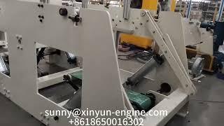 Double layer lamination N fold hand towel tissue paper making machinery