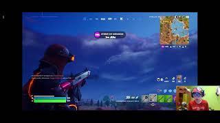 Adding people on fortnite join up 1v1 battle royal and playing everyone else.