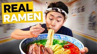 Japanese Ramen Chef tries Chinese Hand-pulled Noodles!