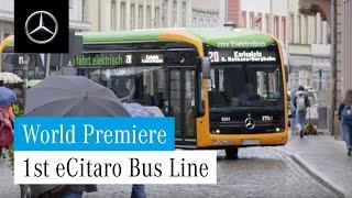 1st eCitaro Line in the World in Mannheim & Heidelberg | Mercedes-Benz Buses