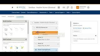 Brightspace Course Builder tool