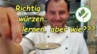 Richtig würzen lernen, aber wie??? Mit Youtube kochen lernen