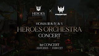 Heroes Orchestra LIVESTREAM - HoMM III & IV & V - 1st CONCERT