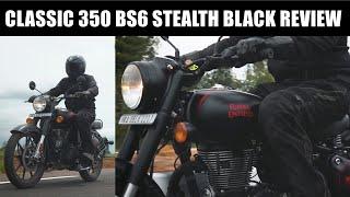 Royal Enfield Classic 350 Stealth Black BS6 review