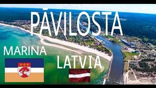 Pāvilosta Marina / LATVIA /WITH DRONE PHANTOM 4 / 4K