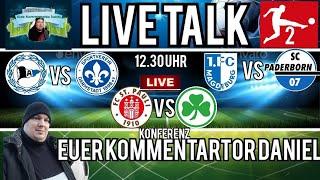 Live Talk 2.Bundesliga Konferenz 24.Spieltag DSC-D98 FCM-SCP STP-SGF (11.03.2023)