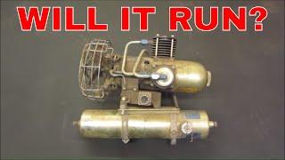 1942 B-17 airplane air compressor. 1500 psi