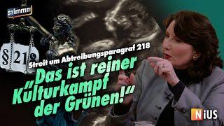 Anwältin gegen Abtreibungs-Legalisierung | Annette Heinisch bei Stimmt! Der Nachrichten-Talk